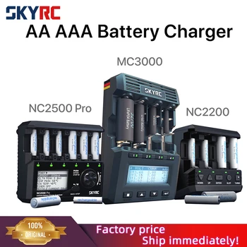 SKYRC MC3000 Зарядное Устройство NC2500 Pro/NC2200 для AA AAA Nimh Универсальное Перезаряжаемое BT LCD Смарт-Зарядное Устройство