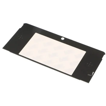DXAB Легкая сменная черная верхняя рамка для экрана, крышка объектива, защитная пленка для ЖК-экрана Качество-материал, используемый для 3DS