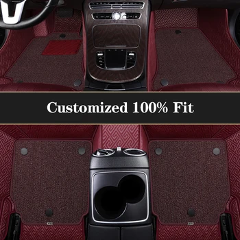 Автомобильные коврики для VW CC 2008-2018 Tapis Voiture, Автостайлинг, ковер, Аксессуары для центра дропшиппинга, внутренние накладки для ног