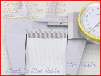 ЖК-кабель с шагом 1,0 мм + длина 400 мм + 30 контактов B/ обратной линии, мягкий провод FFC, гибкий плоский кабель. 30P * 1,0B * 400 мм