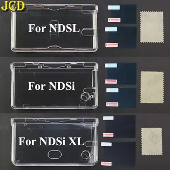 Пластиковый Чехол Из Прозрачного Хрусталя Shell Skin Для консоли Nintend DSL NDS Lite NDSL Для Консоли DSi NDSi XL LL С Защитной Пленкой для экрана