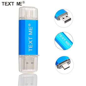 НАПИШИ МНЕ креативный USB-накопитель Type-C Type C Pen Drive 64GB 32GB 16GB 8GB 4GBUSB Stick 2.0 Флешка для Type-C