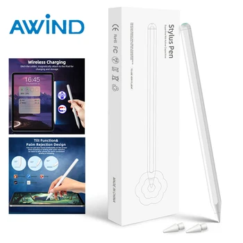 AWIND Stylus Сенсорная ручка для Apple Pencil Аксессуары 2-го поколения Образец Goojodoq 13 Электростатический экран Caneta iPad 9 Geracao