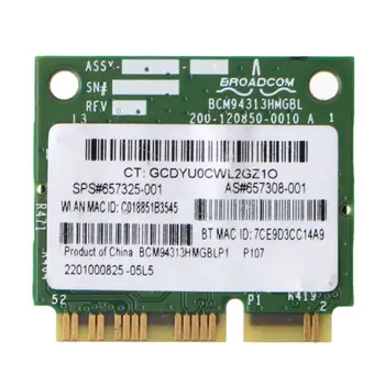 Для Broadcom BCM94313HMGB BCM20702 Wifi + 4.0 Bluetooth Половина Адаптера Беспроводной карты Mini PCI-E для Портативного компьютера HP