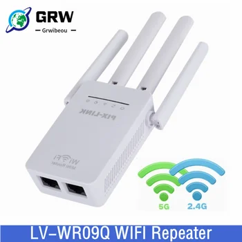 Grwibeou Беспроводной Wifi Ретранслятор Wifi Расширитель диапазона 300 Мбит/с Сетевой Wi fi Усилитель Усилитель сигнала Repetidor Точка доступа Wi-Fi