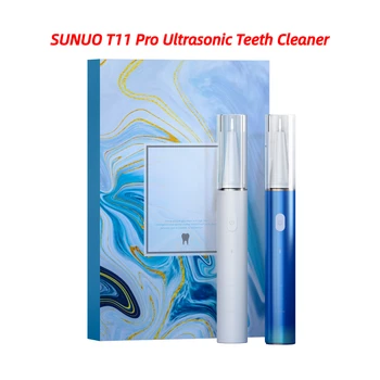 SUNUO T11 Pro Визуальный Электрический Ультразвуковой Отбеливатель Зубов Для Удаления Зубного камня Smart App 500 Вт HD Эндоскоп Очиститель Зубов